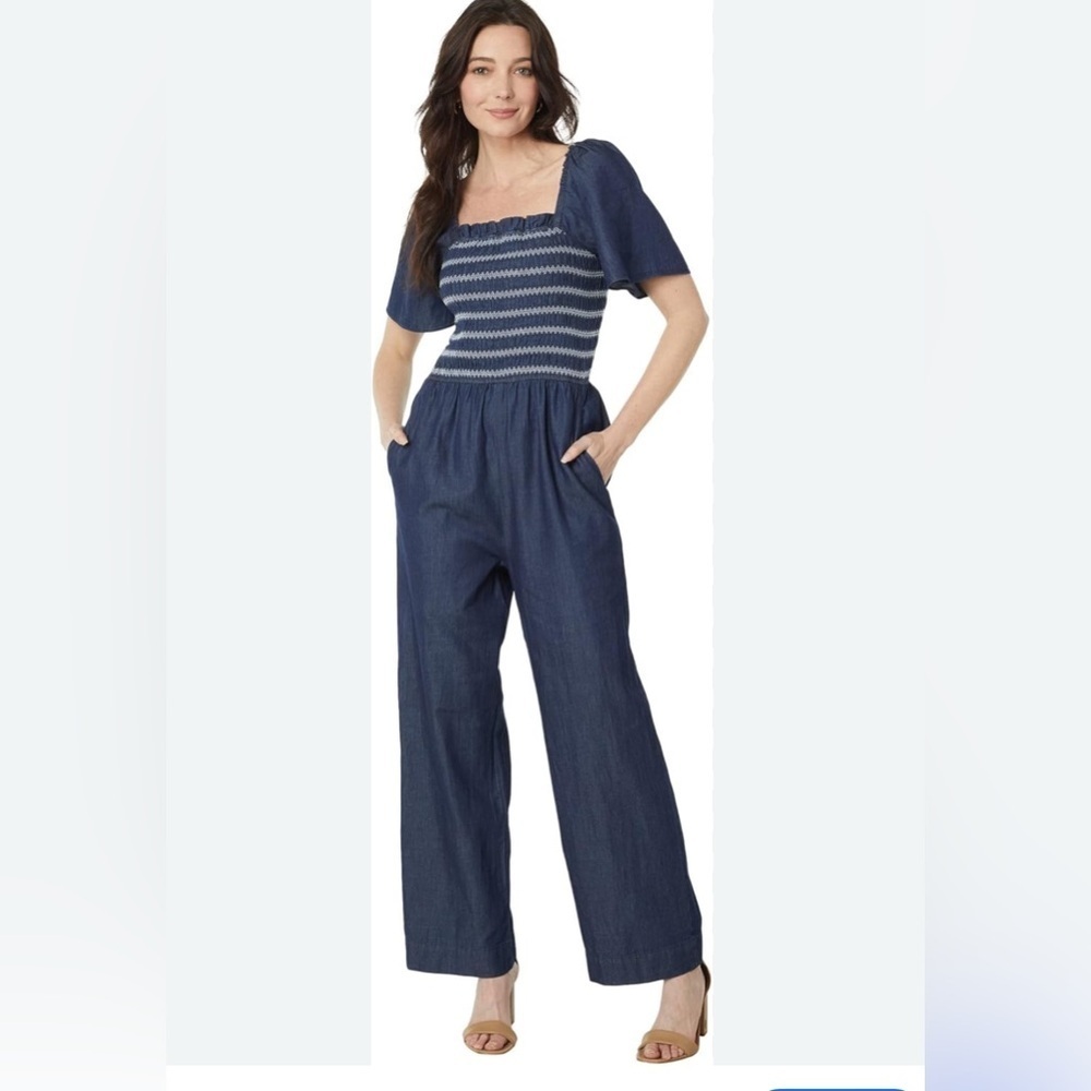 Draper James Blue Jumpsuit